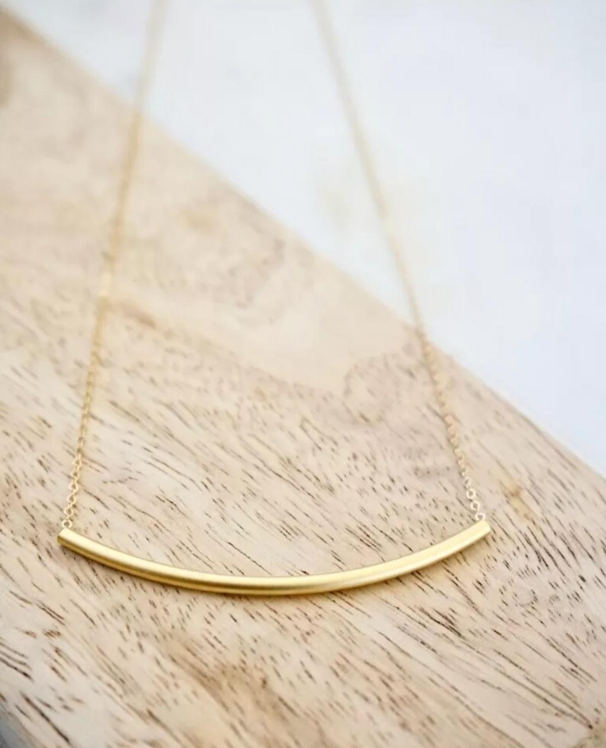 Art Deco Dainty Minimalist Necklace Sterling Silver Modern Necklace Women Birthday Gift. For Sale