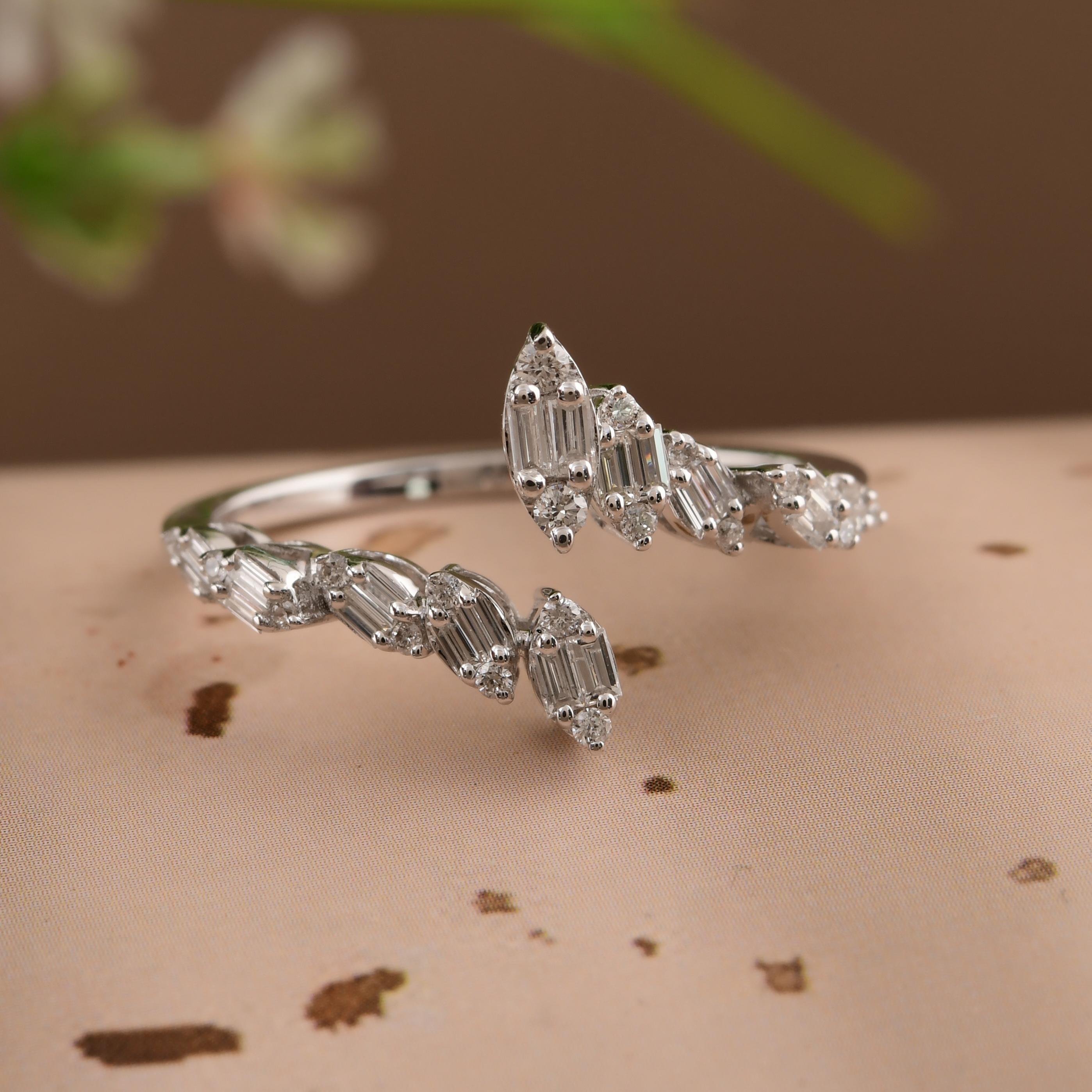 in vendita:  Anello Bypass con cluster di diamanti SI/HI in oro bianco 14k Regalo Tutte le tariffe pagate 4