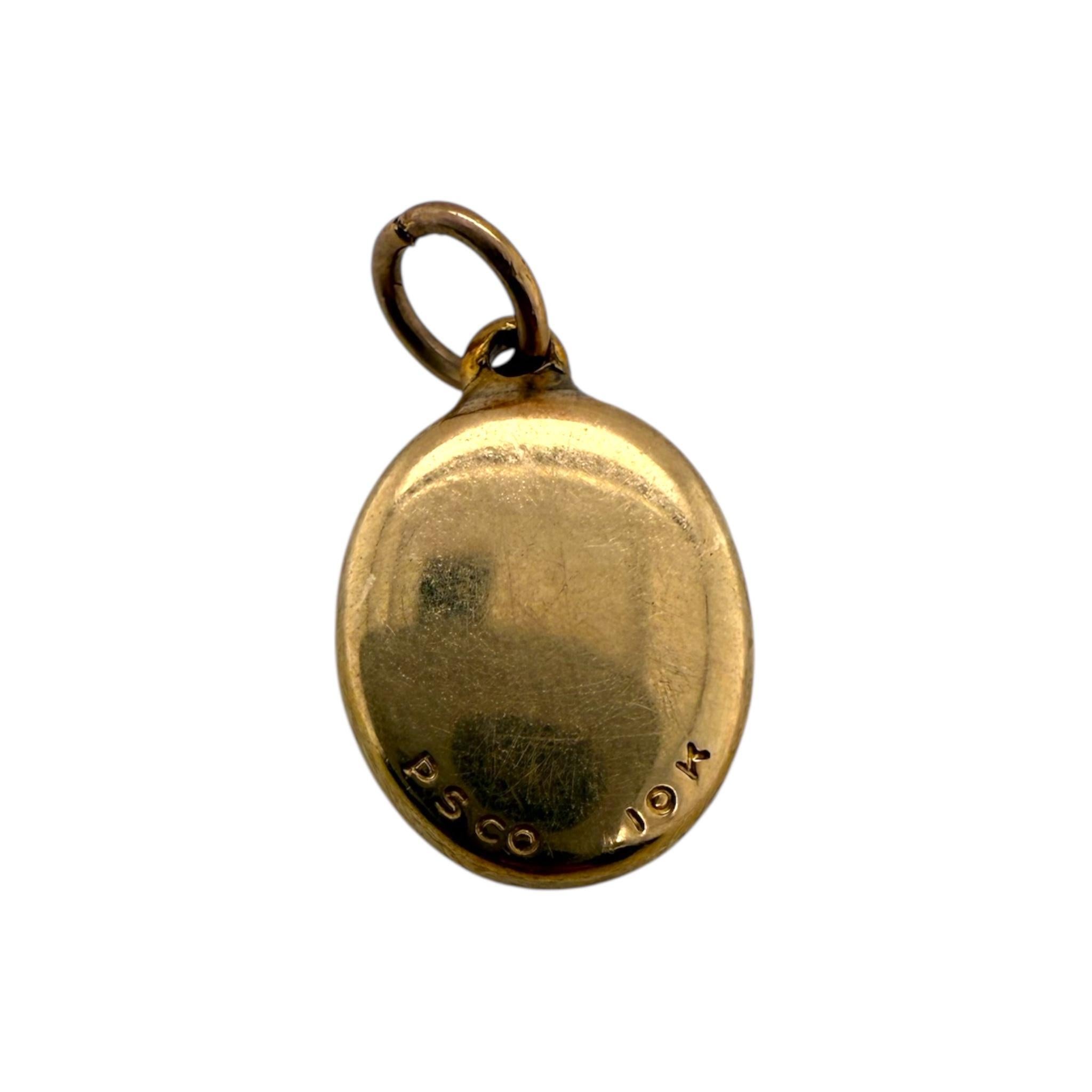 Dije Dainty Vintage Oro Amarillo 10K en venta 2
