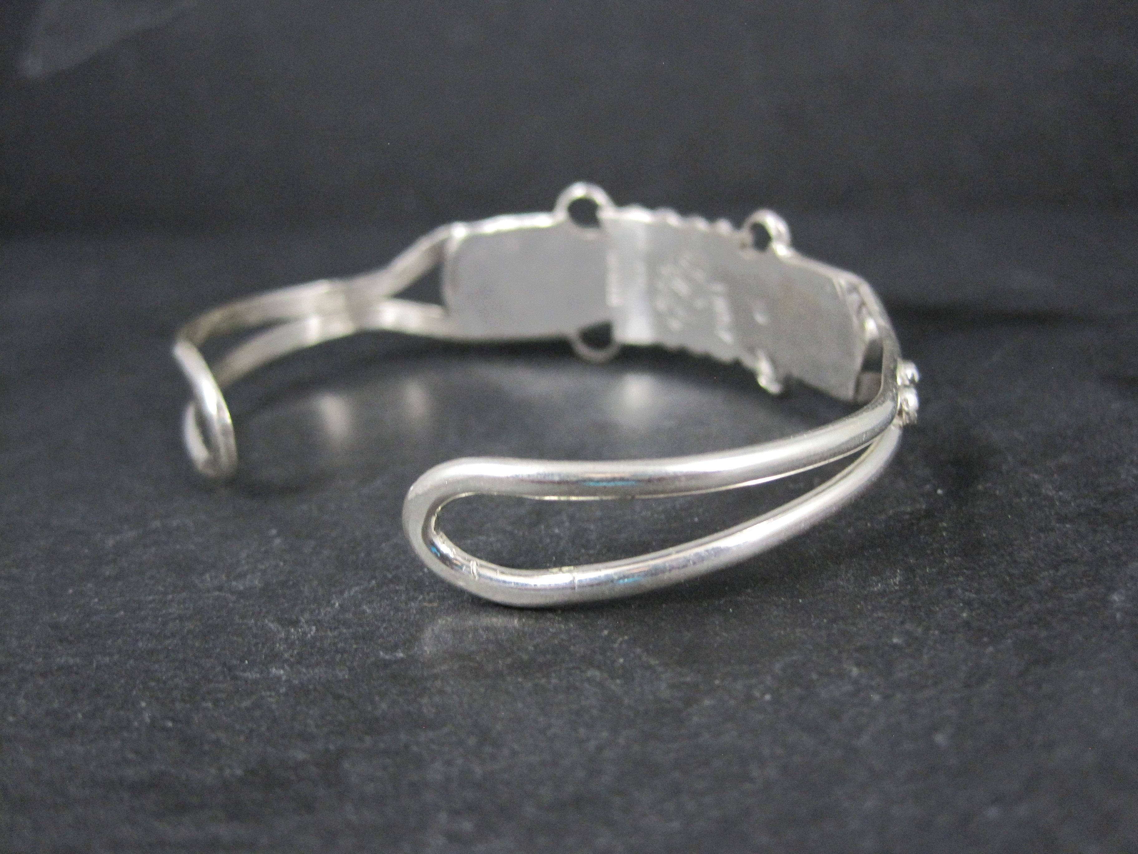 Delicado brazalete con incrustaciones Zuni 6.25 Pulgadas en venta 2