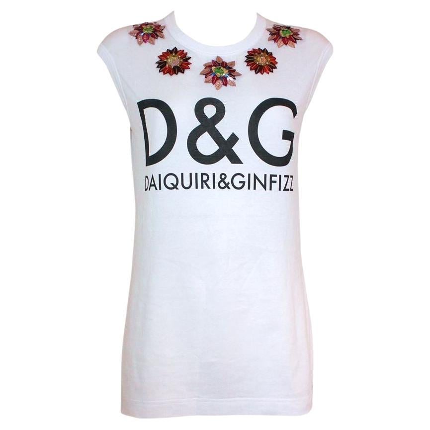Dolce & Gabbana Daiquiri & Gin Fizz top size 36 For Sale
