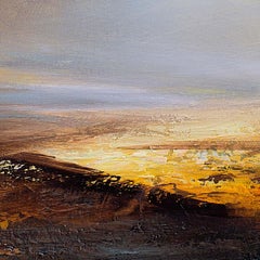 Autumn Glow abstract landscape painting