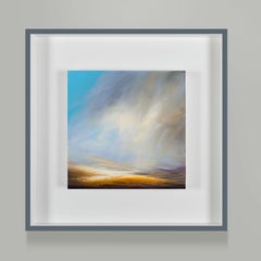 Moving Clouds original abstract landscape painting