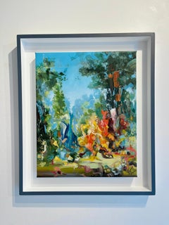 The Tropics - abstract impressionist landscape vibrant expressionism gestural