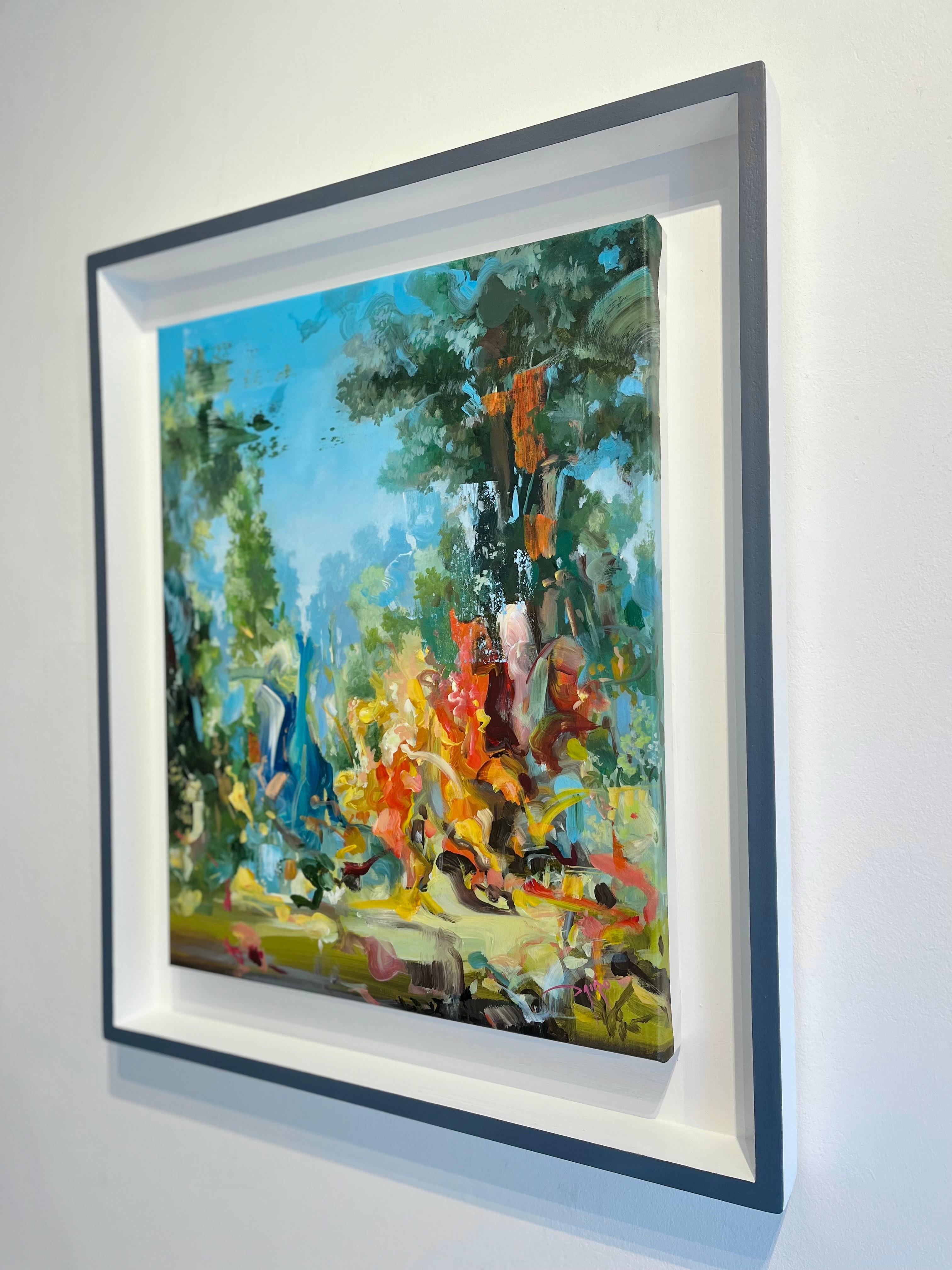 I tropici - paesaggio astratto impressionista espressionismo vibrante gestuale - Painting Impressionismo astratto di Dairo Vargas