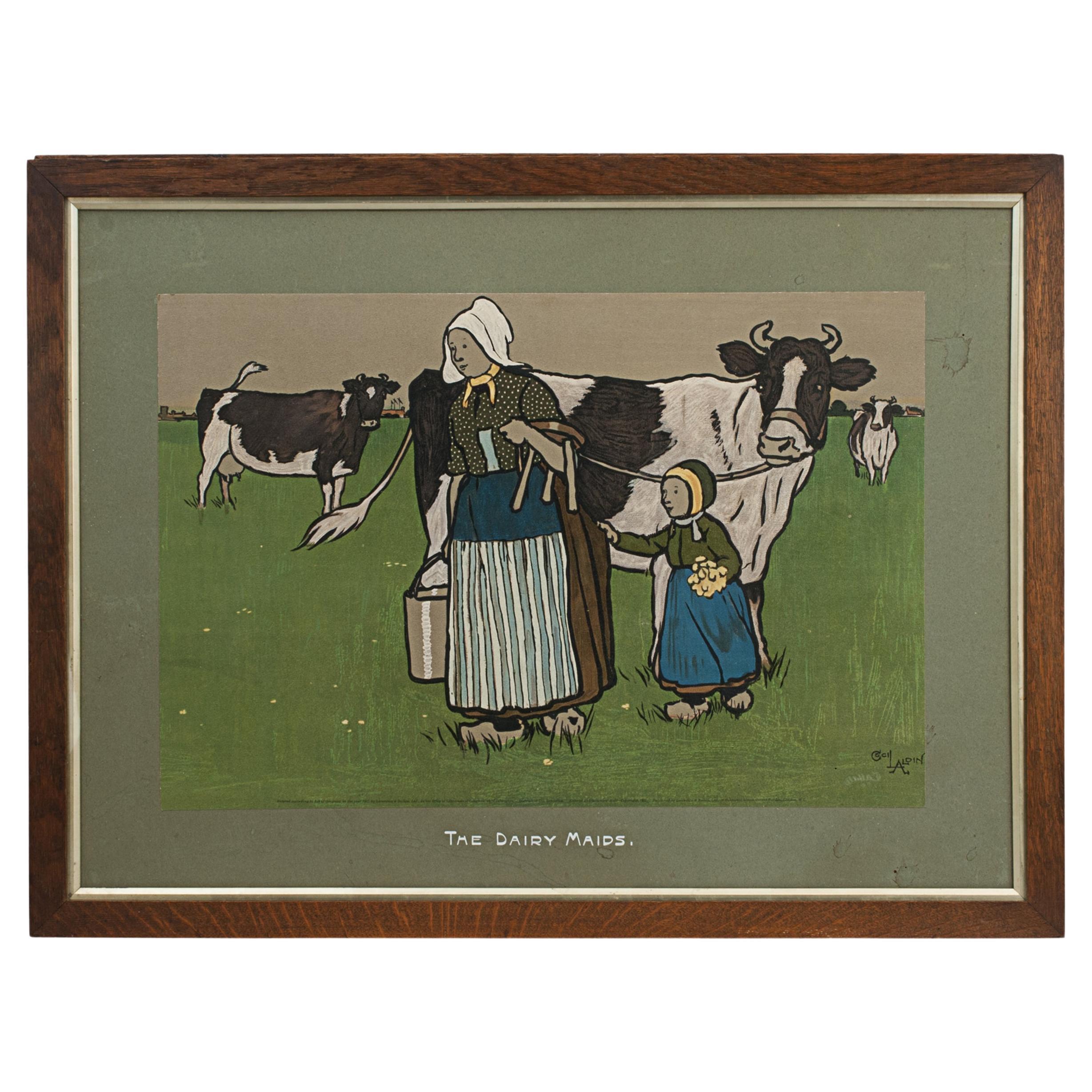 Dairy Maids by Cecil Aldin For Sale
