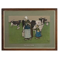 Antique Dairy Maids by Cecil Aldin