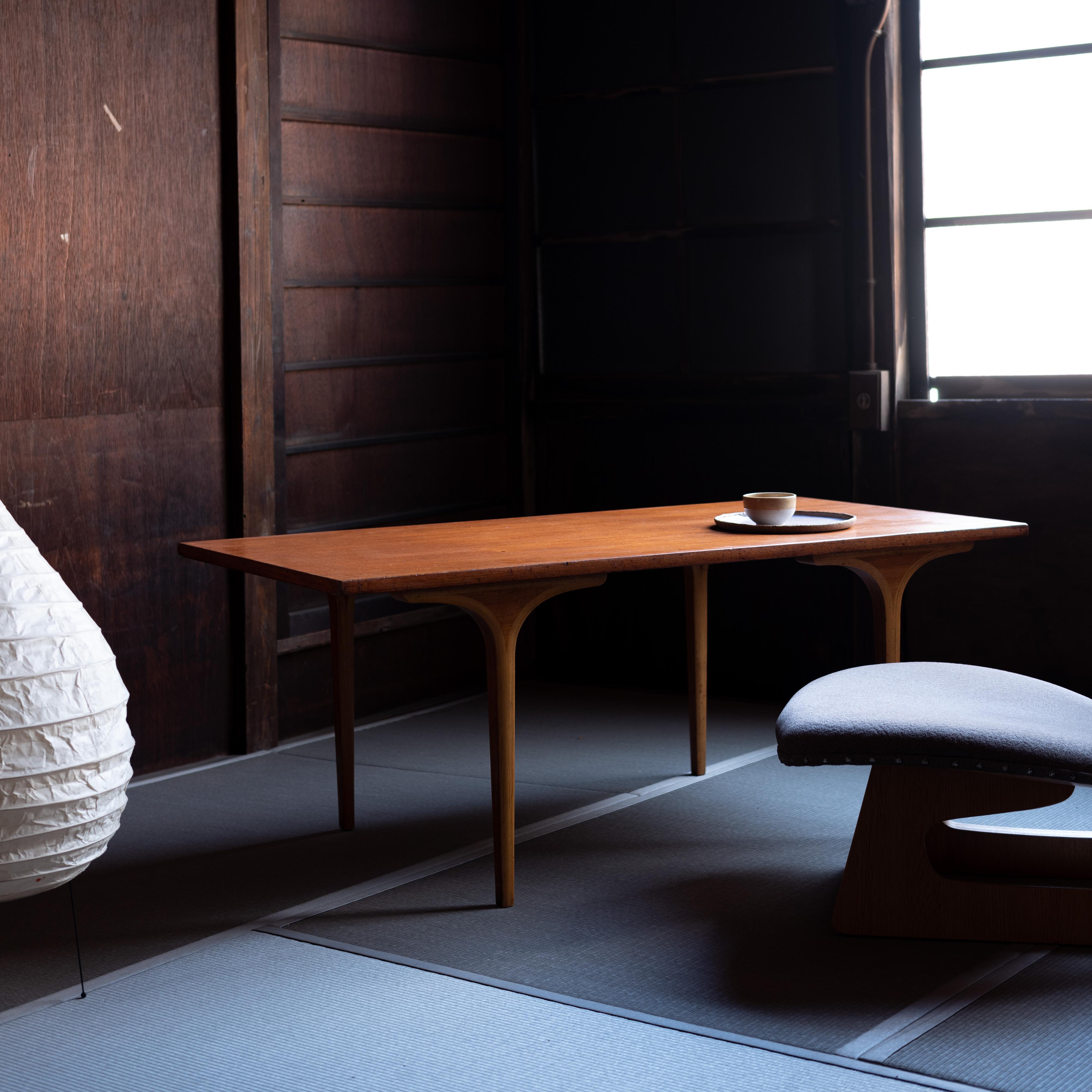 Plywood Junzo Sakakura & Daisaku Cho,  Table for Tendo Mokko, 1970s For Sale