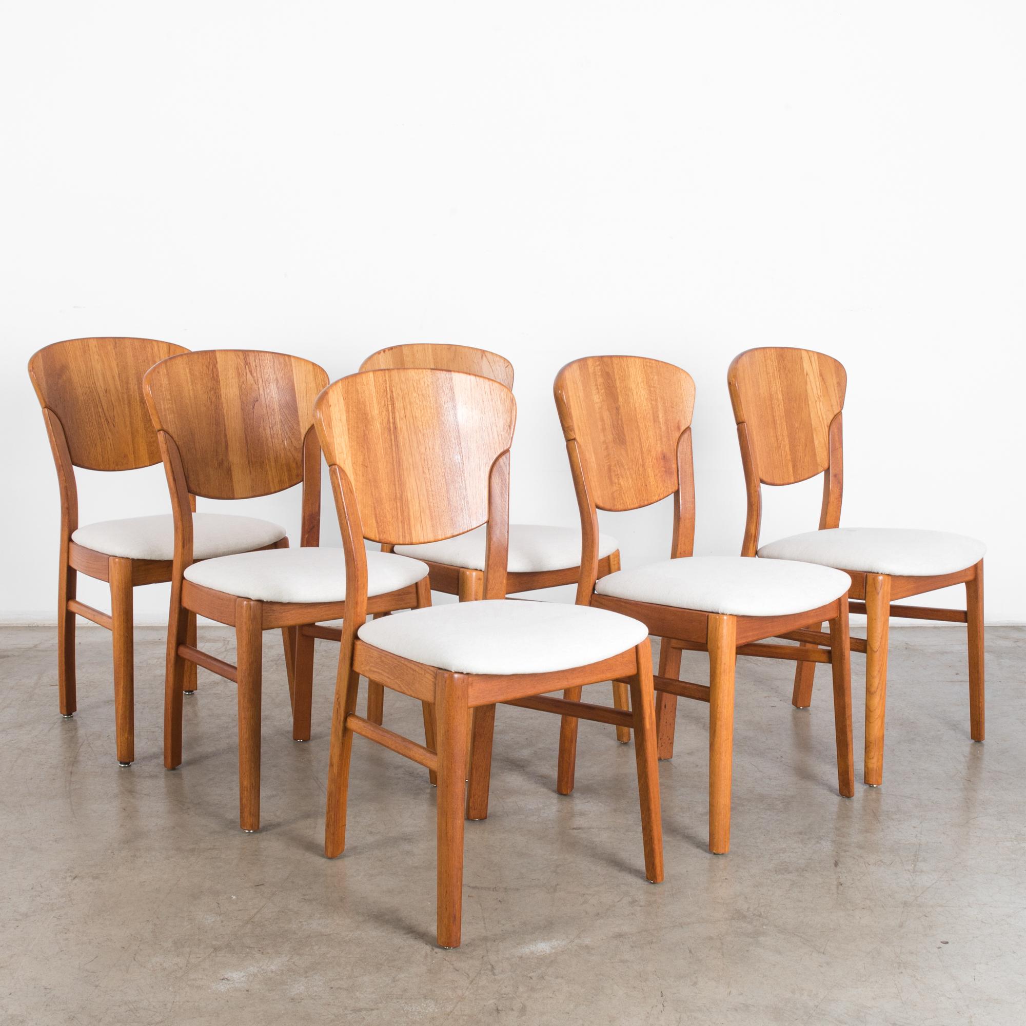 Scandinavian Modern Danish Modern Dining Chairs by Glostrup Møbelfabrik, Set of Six