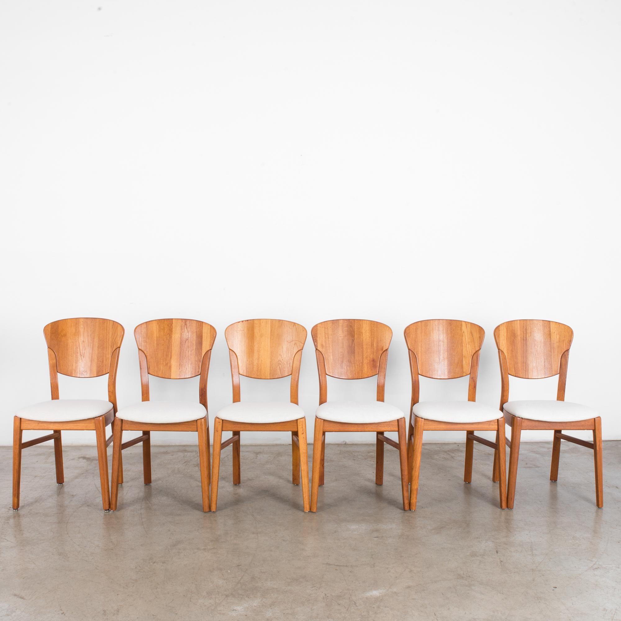 Danish Modern Dining Chairs by Glostrup Møbelfabrik, Set of Six In Good Condition In High Point, NC