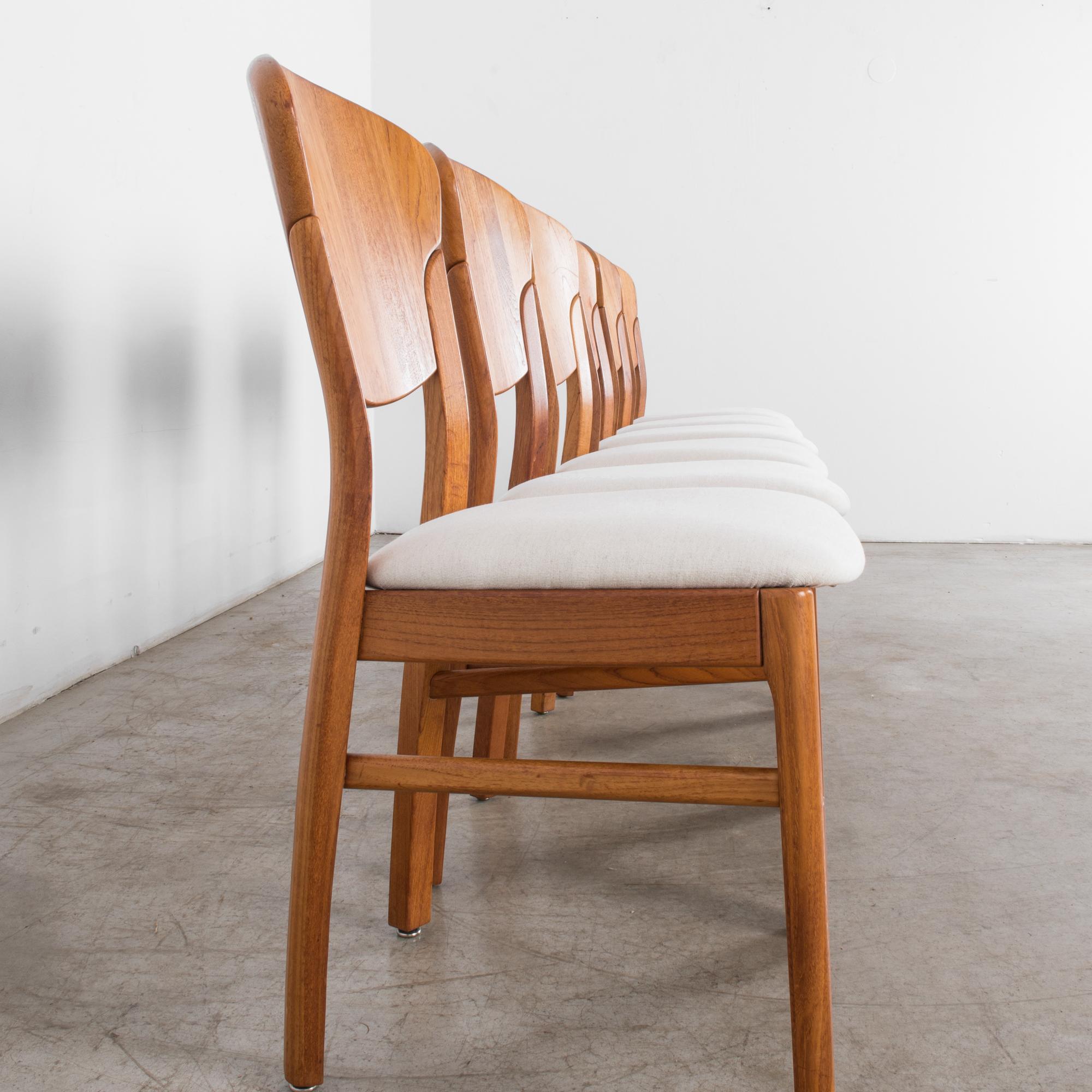 Danish Modern Dining Chairs by Glostrup Møbelfabrik, Set of Six 3
