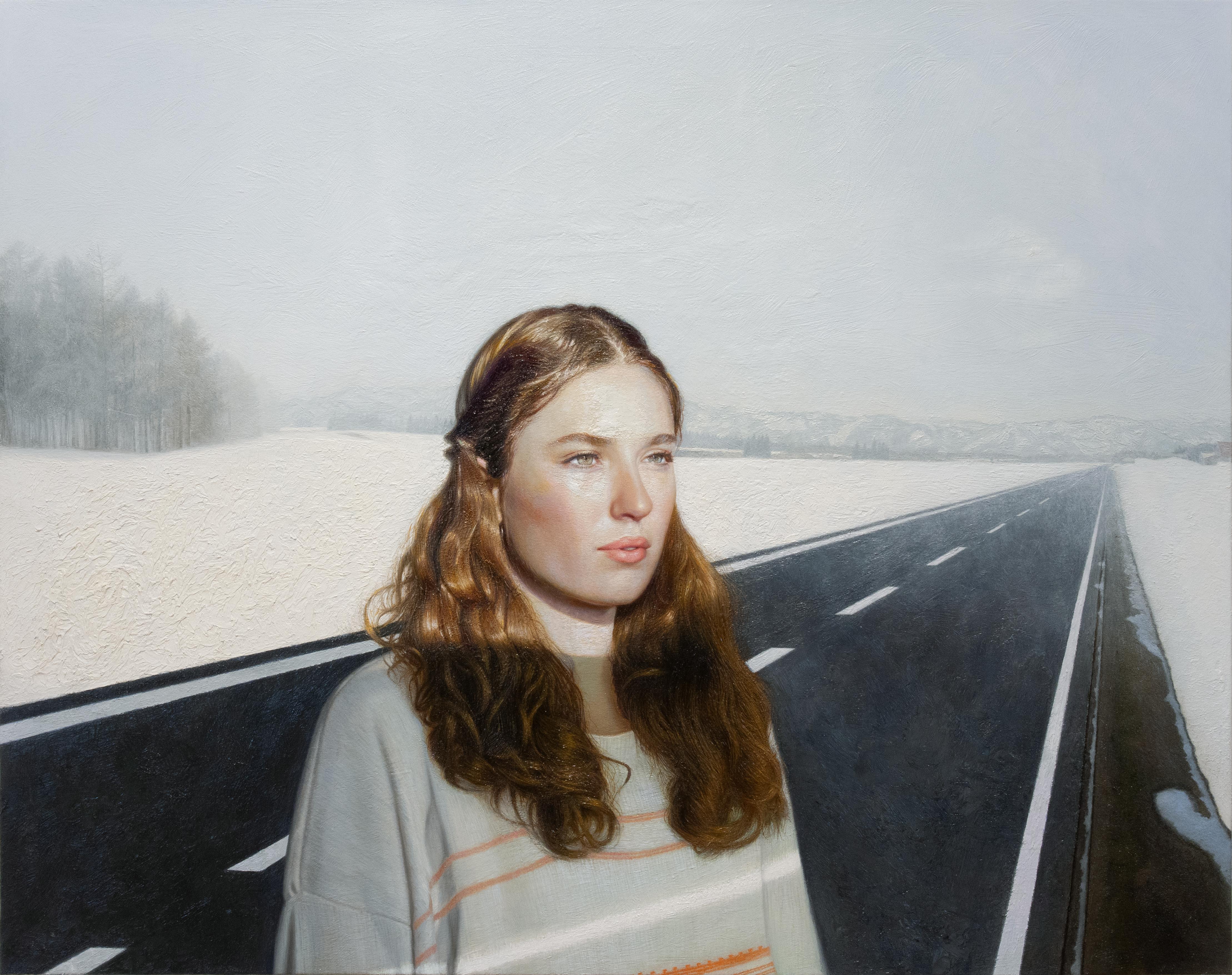 Landscape Painting Daisuke Takeya - Pays de la neige