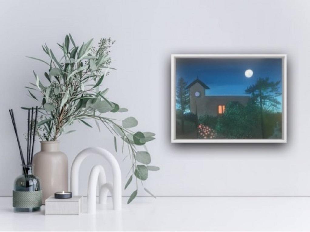 Daisy Clarke
Twilight
Original Painting
Oil on Canvas
Canvas Size: H 30cm x W 40cm
Signed
Sold Unframed

Please note that insitu images are purely an indication as to how a piece may look.

landscape, imaginary, house, countryside, warmth,