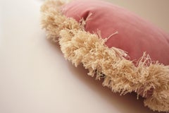 DAISY Cobalt Blue - Set of 2 Velvet Deluxe Handmade Round Cushions