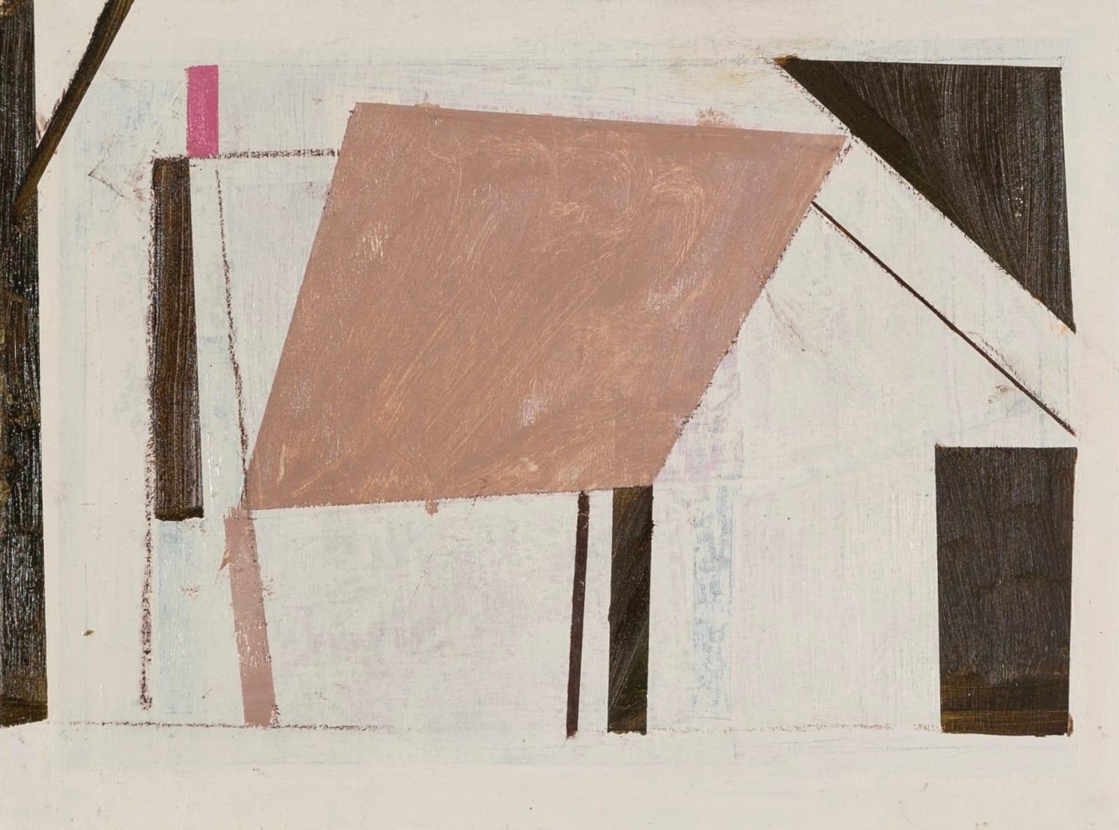 Abstract House (Pink) Painting by Daisy Cook, 2024