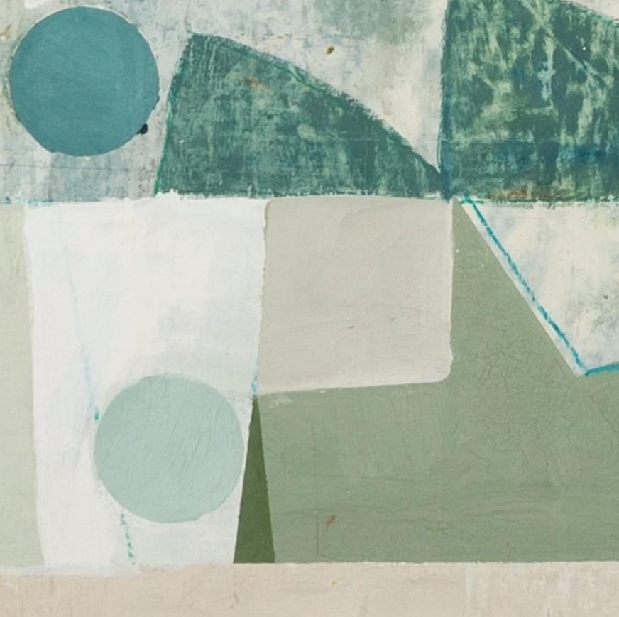 Sotto l'albero, 2024 - Pittura ad olio astratta su tavola di lino, Greene & Greene in vendita 2