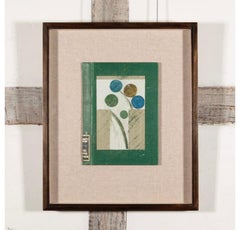 Portada de libro con pintura abstracta de flores verdes de Daisy Cook, 2023