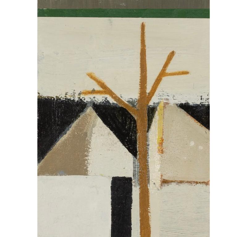 House II Painting by Daisy Cook B. 1965, 2024

Additional information:
Medium: Oil on panel
Dimensions:18 x 13 cm
7 1/8 x 5 1/8 in

Daisy Cook is a British painter of landscape and still life.

Cook creates abstracted paintings that take landscape