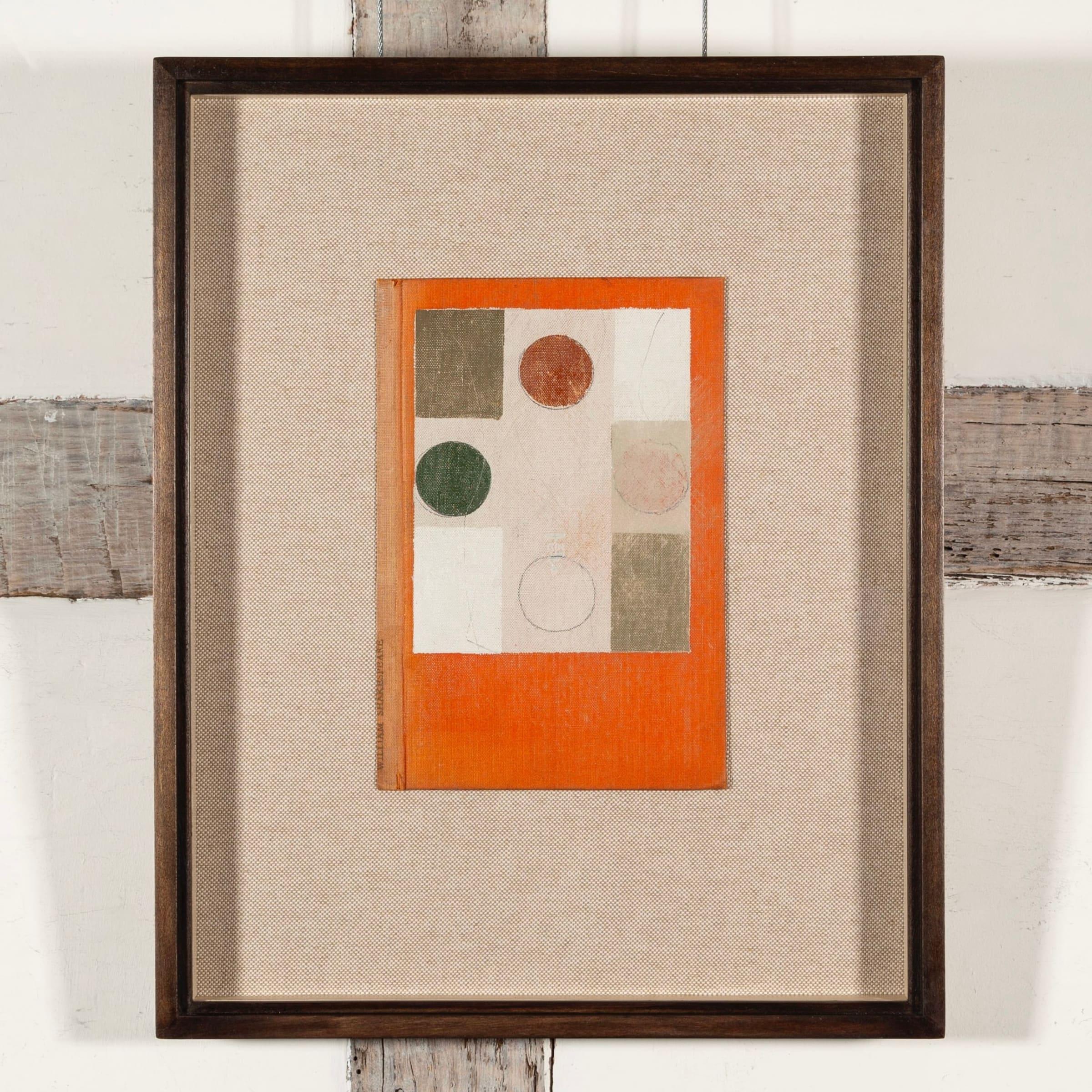 Orange and Grey, from Book Covers Painting by Daisy Cook, 2024 For Sale 1