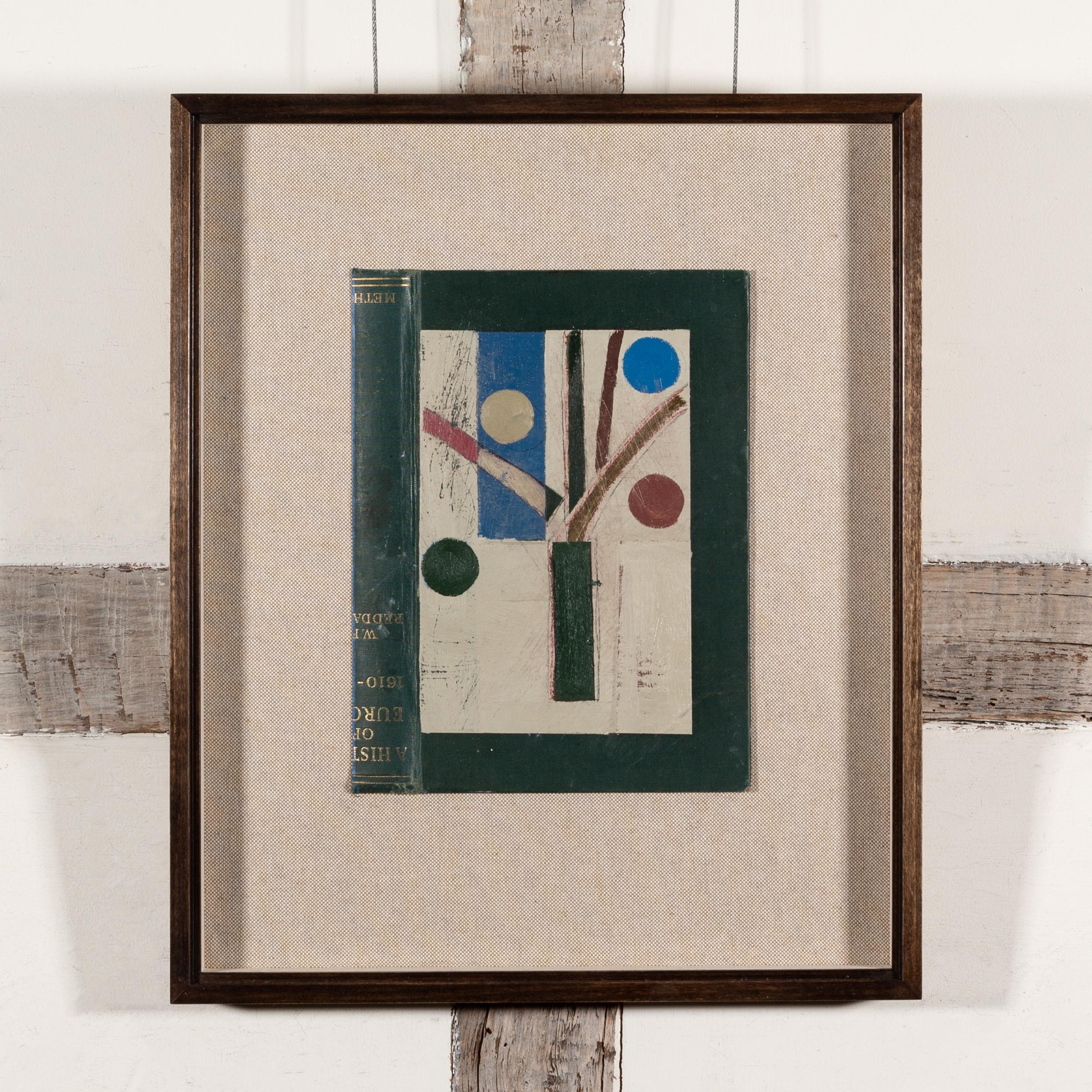 Daisy Cook née en 1965
Arbre avec cercles I, 2024
huile sur couverture de livre trouvée
22 x 17 cm
8 5/8 x 6 3/4 in
non signé


Daisy Cook est une peintre britannique de paysages et de natures mortes.

Cook crée des peintures abstraites qui prennent