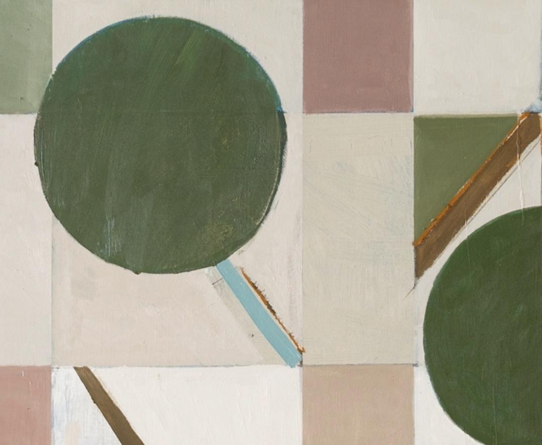 Daisy Cook geb. 1965
Baumgrenze, 2021-2025
Öl auf Leinwand
120.5 x 183 cm
47 1/2 x 72 in
verso signiert, datiert und betitelt

Daisy Cook ist eine britische Malerin von Landschaften und Stillleben.

 

Cook schafft abstrakte Gemälde, die die