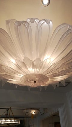 Daisy Flower Murano Glass Ceiling Light