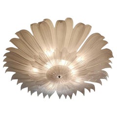 Daisy Flower Murano Glass Ceiling Light