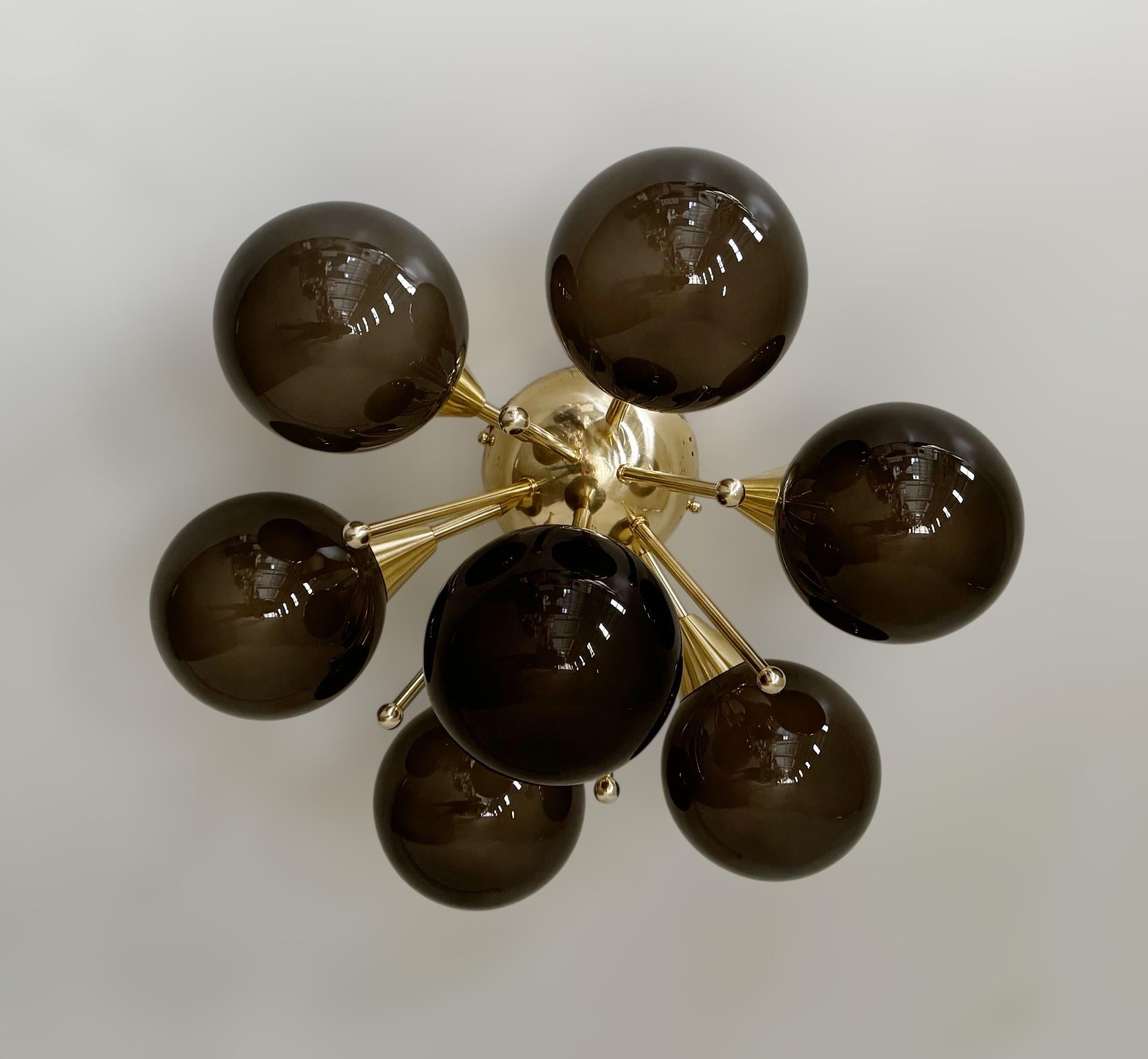 Mid-Century Modern Daisy Flush Mount / Sconce by Fabio Ltd For Sale