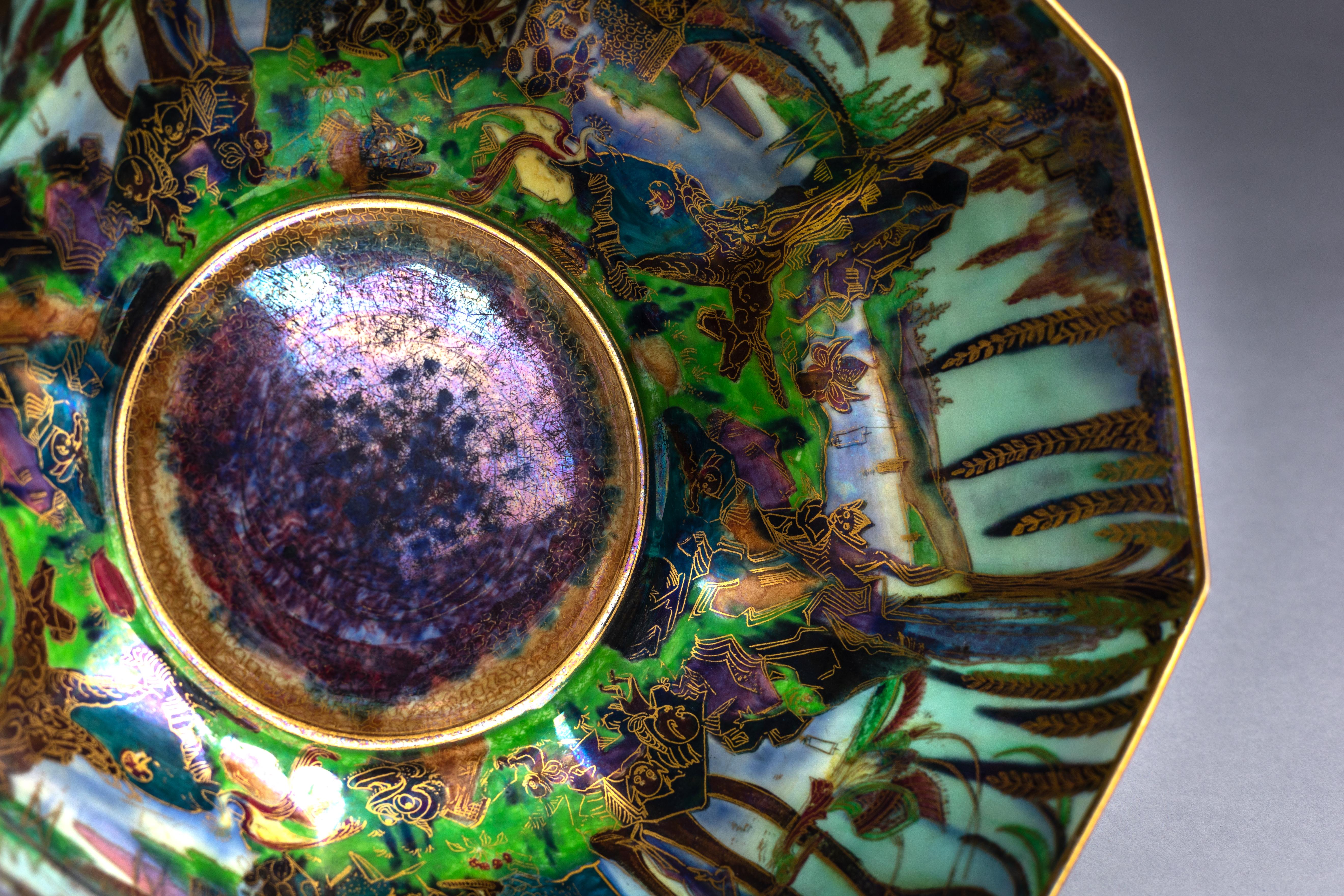 Ceramic Daisy Makeig-Jones Fairyland Wedgwood Lustre Bowl