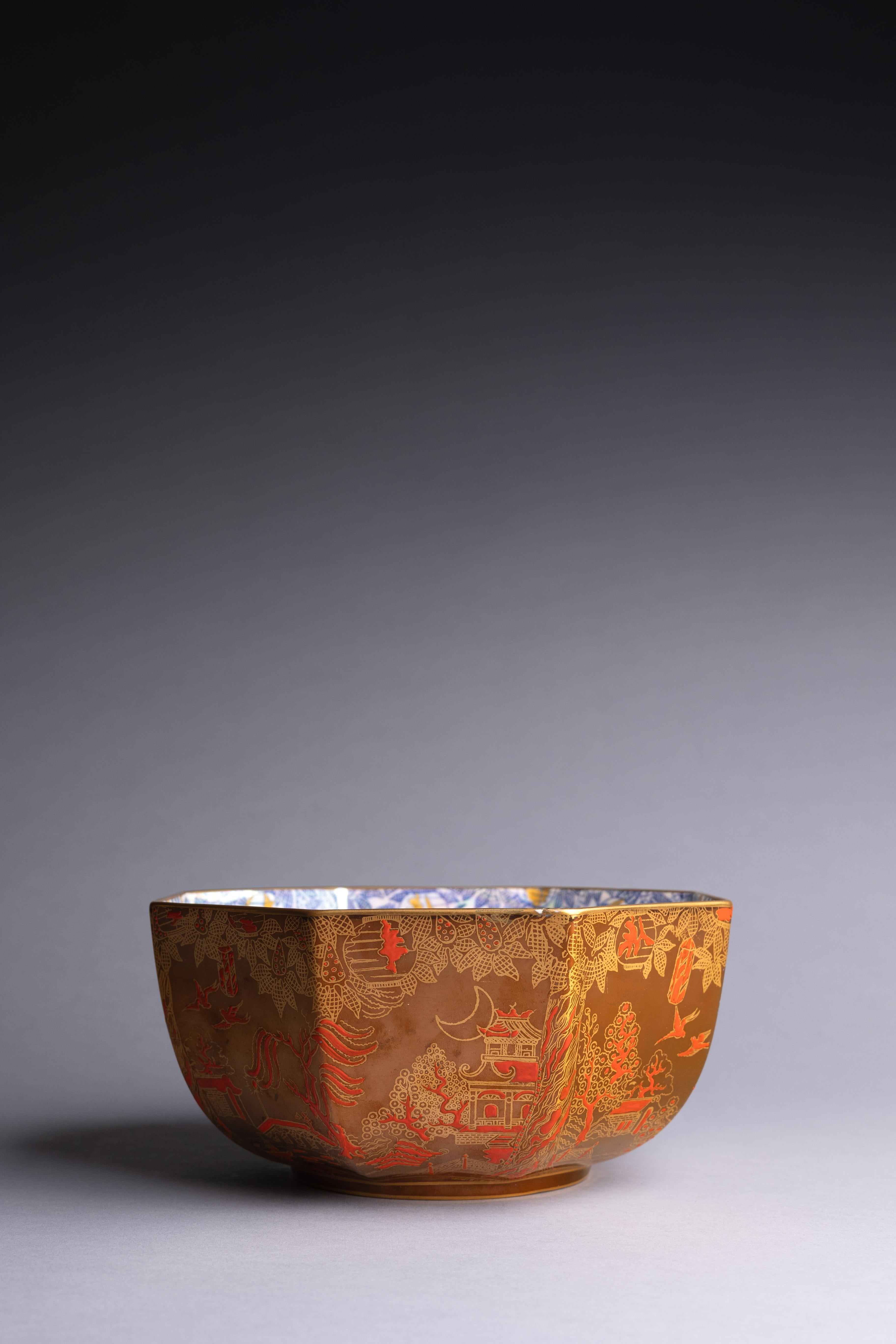 Daisy Makeig-Jones Fairyland Lustre Bowl di Wedgwood In condizioni ottime in vendita a Fort Lauderdale, FL