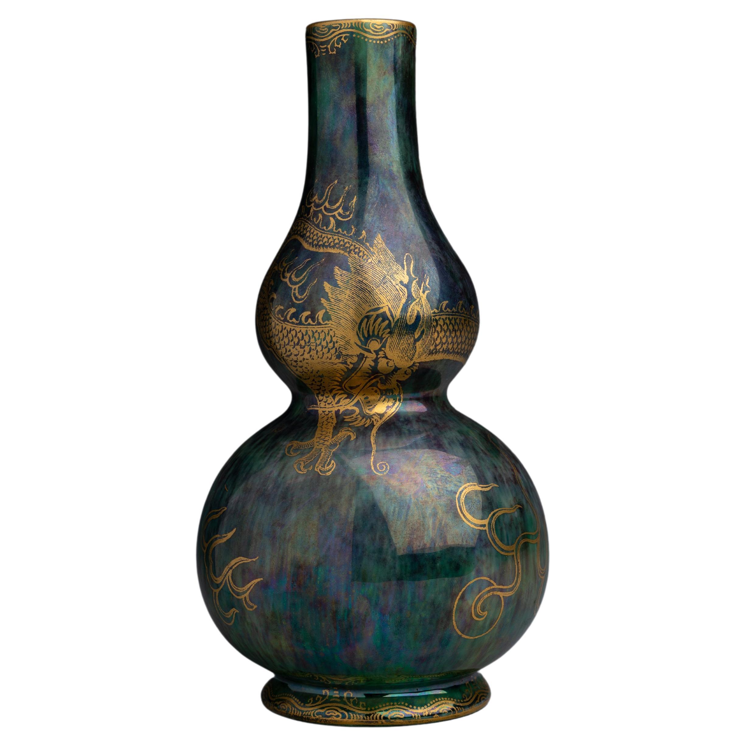 Daisy Makeig-Jones Green Lustre Dragon Vase