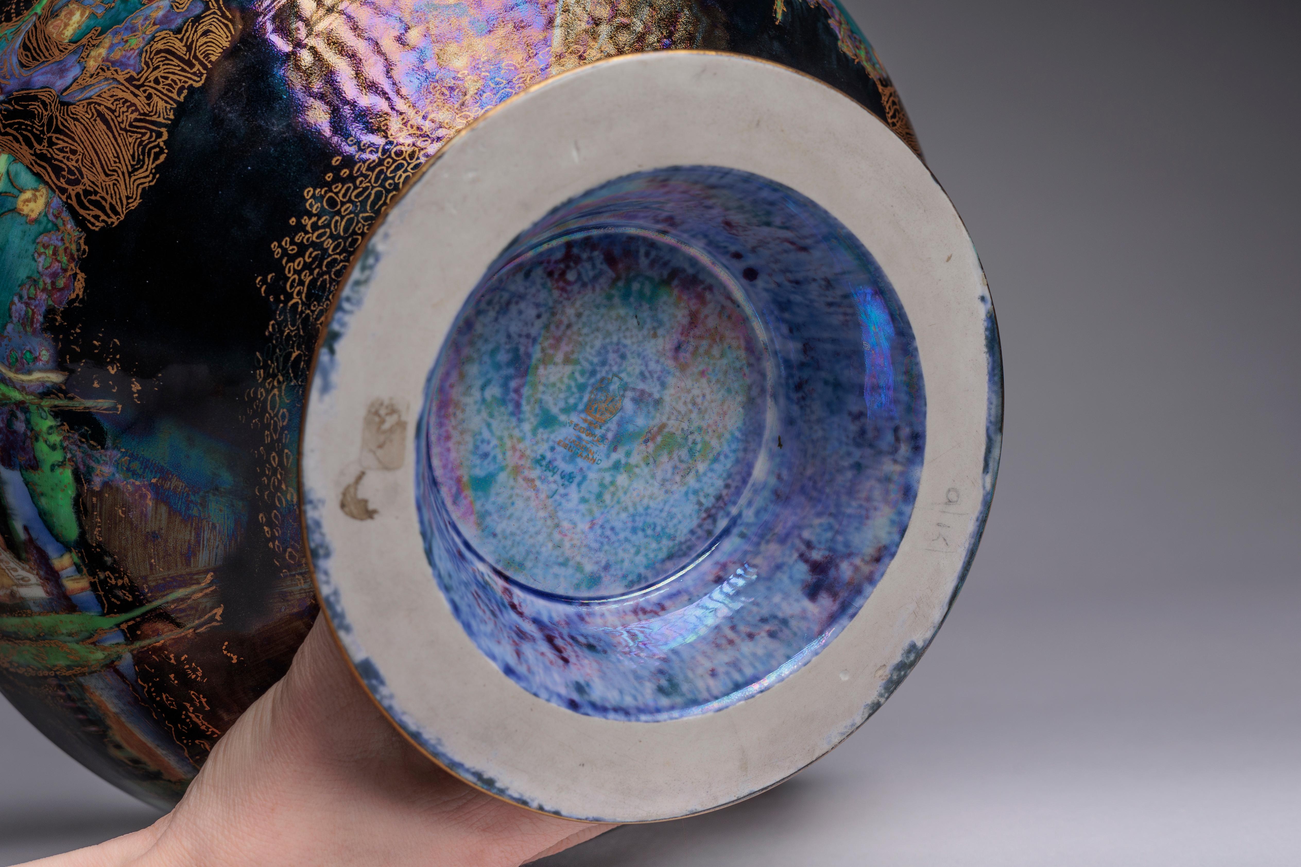 Daisy Makeig-Jones Poplar Trees Fairyland Lustre Bowl For Sale 6