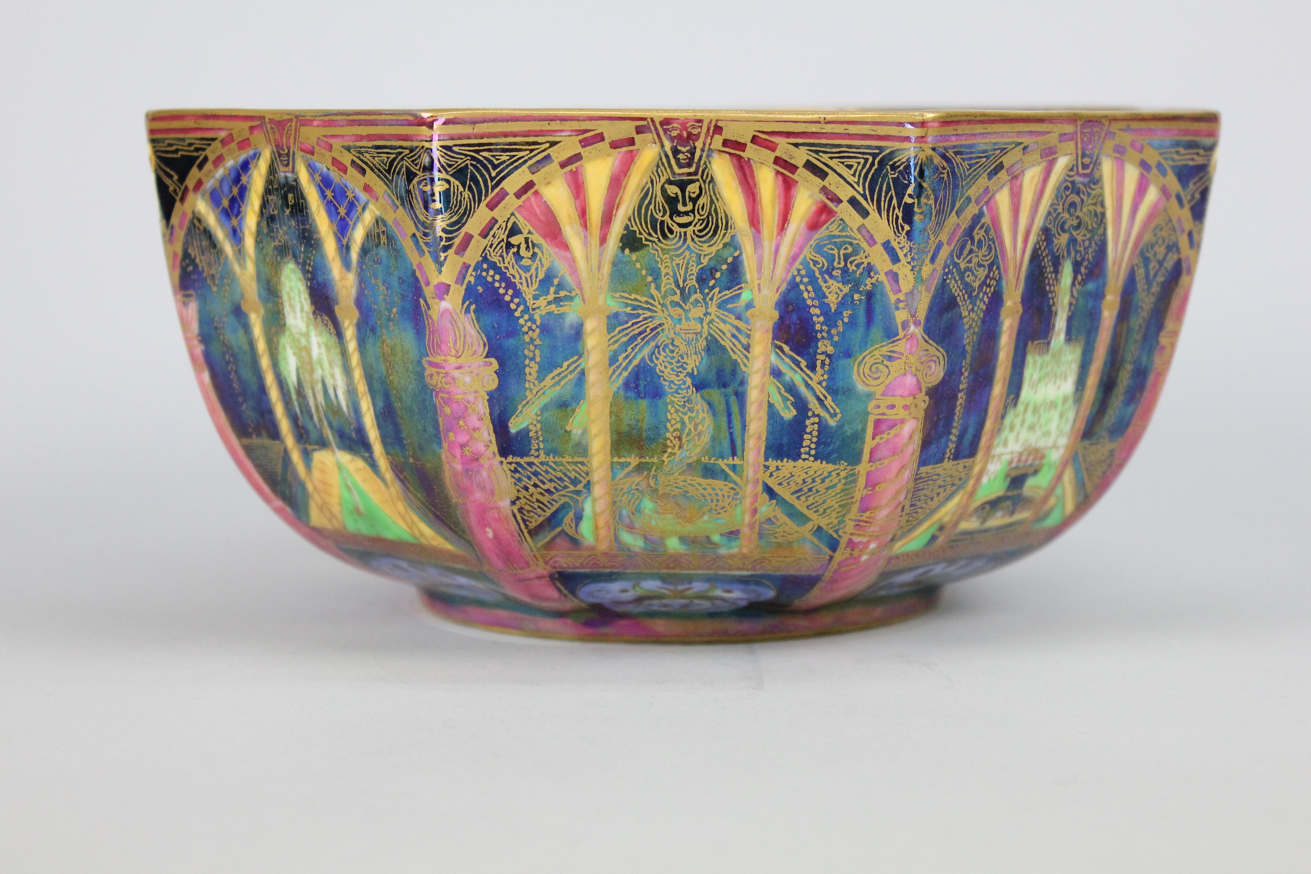 Early 20th Century Daisy Makeig-Jones Wedgewood Fairyland Lustre Bowl