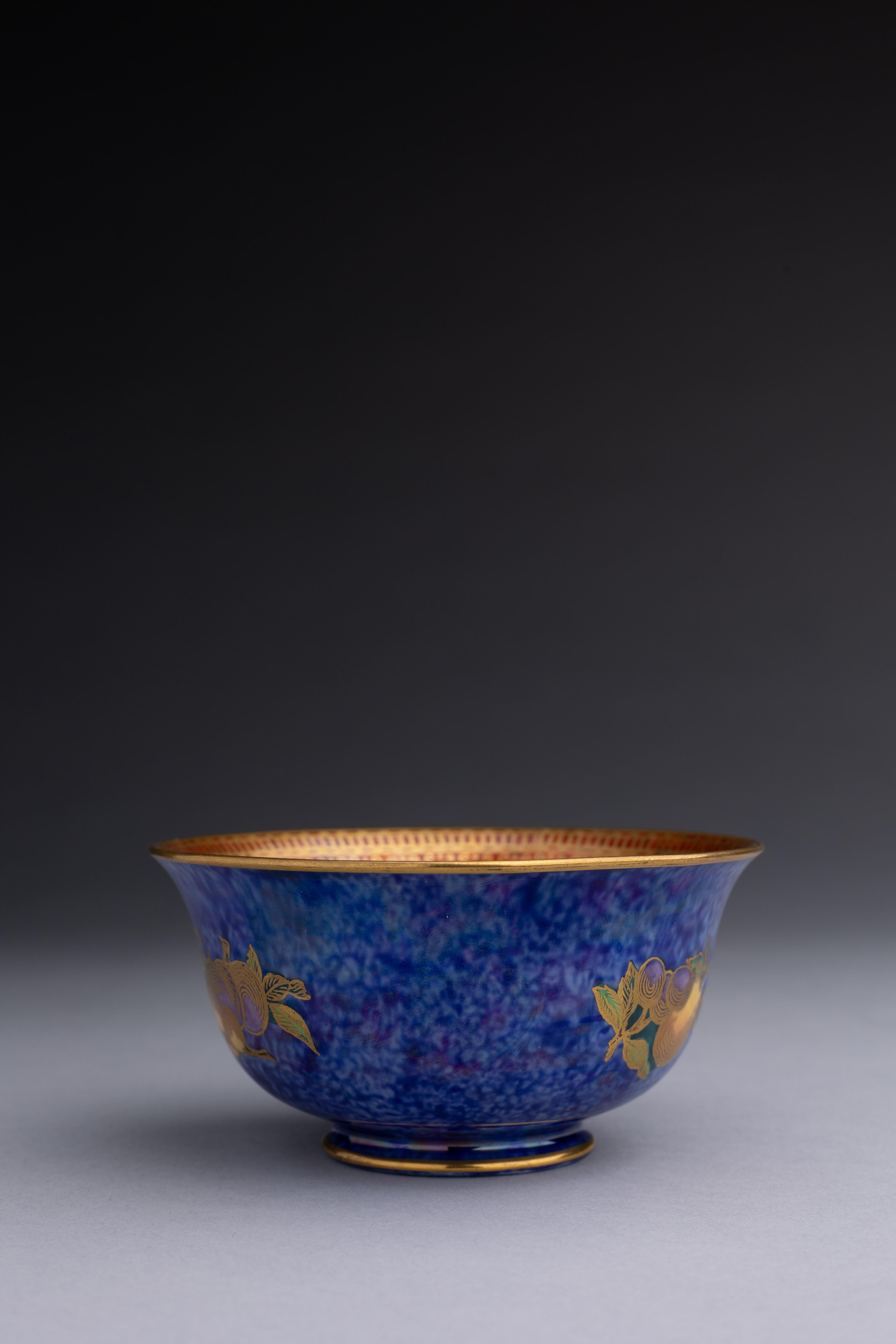 colorful ceramic fruit bowl