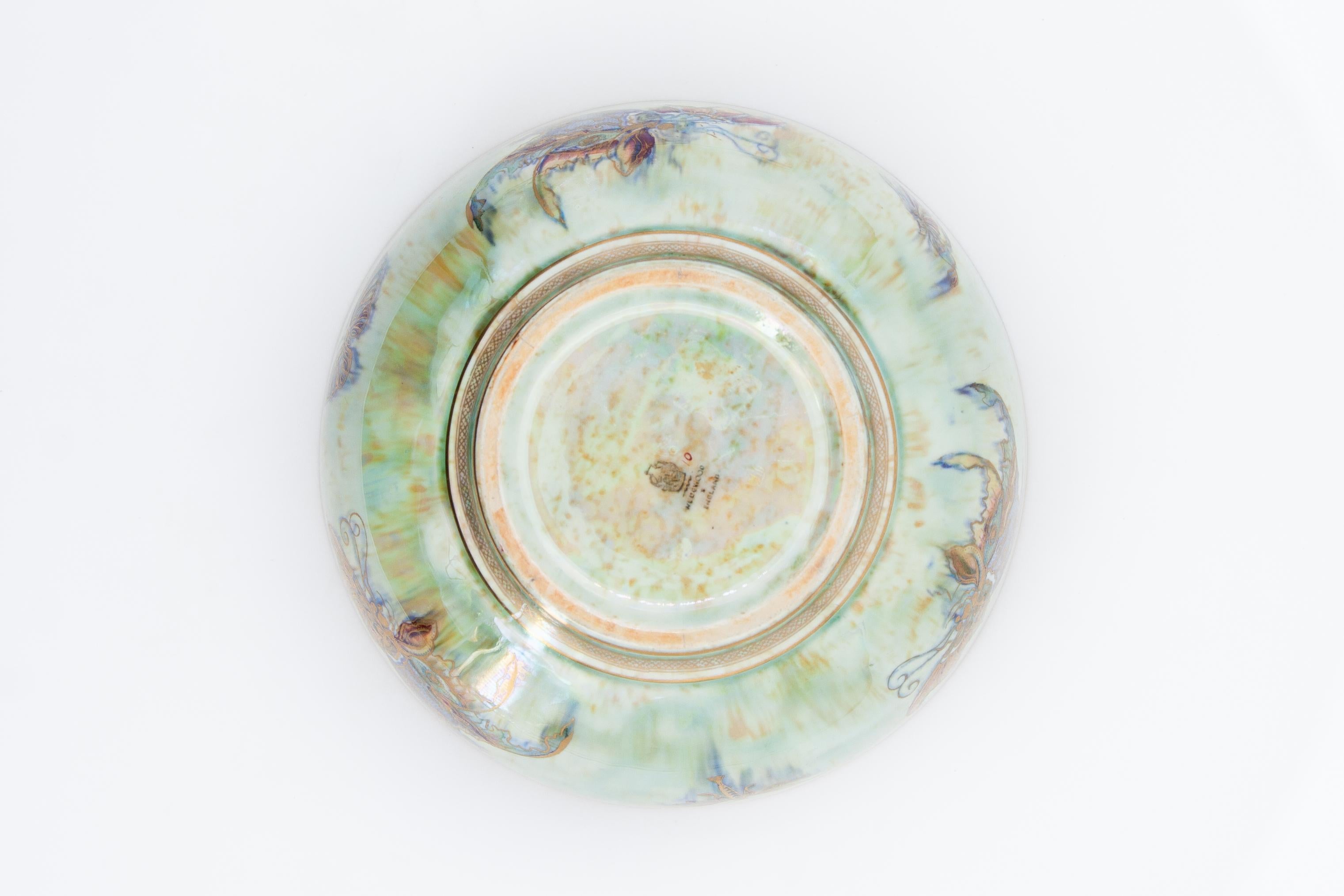 Porcelain Daisy Makeig-Jones Wedgwood Butterfly Lustre Bowl