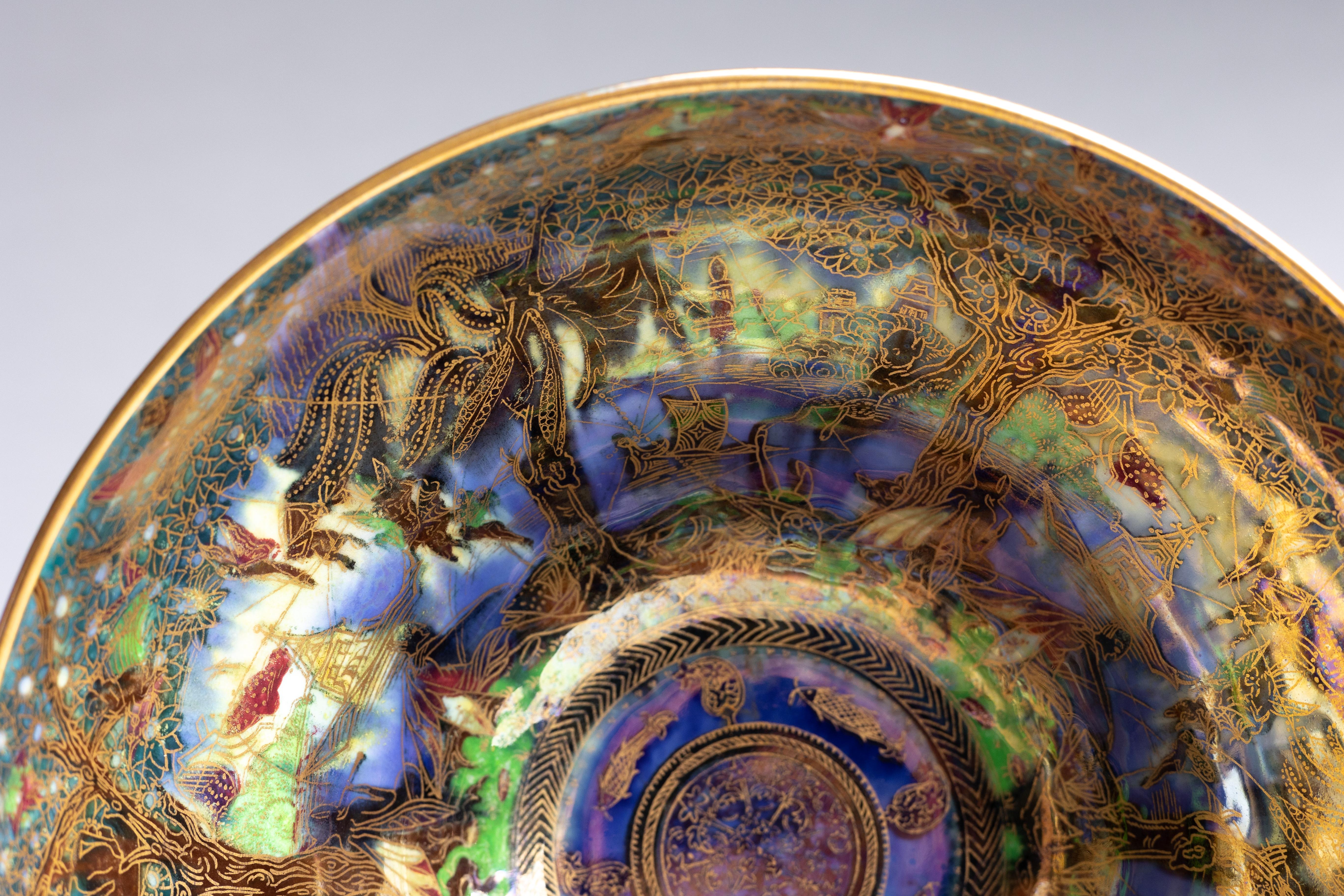 Daisy Makeig-Jones Wedgwood Fairyland Lustre Melba Center Bowl 2