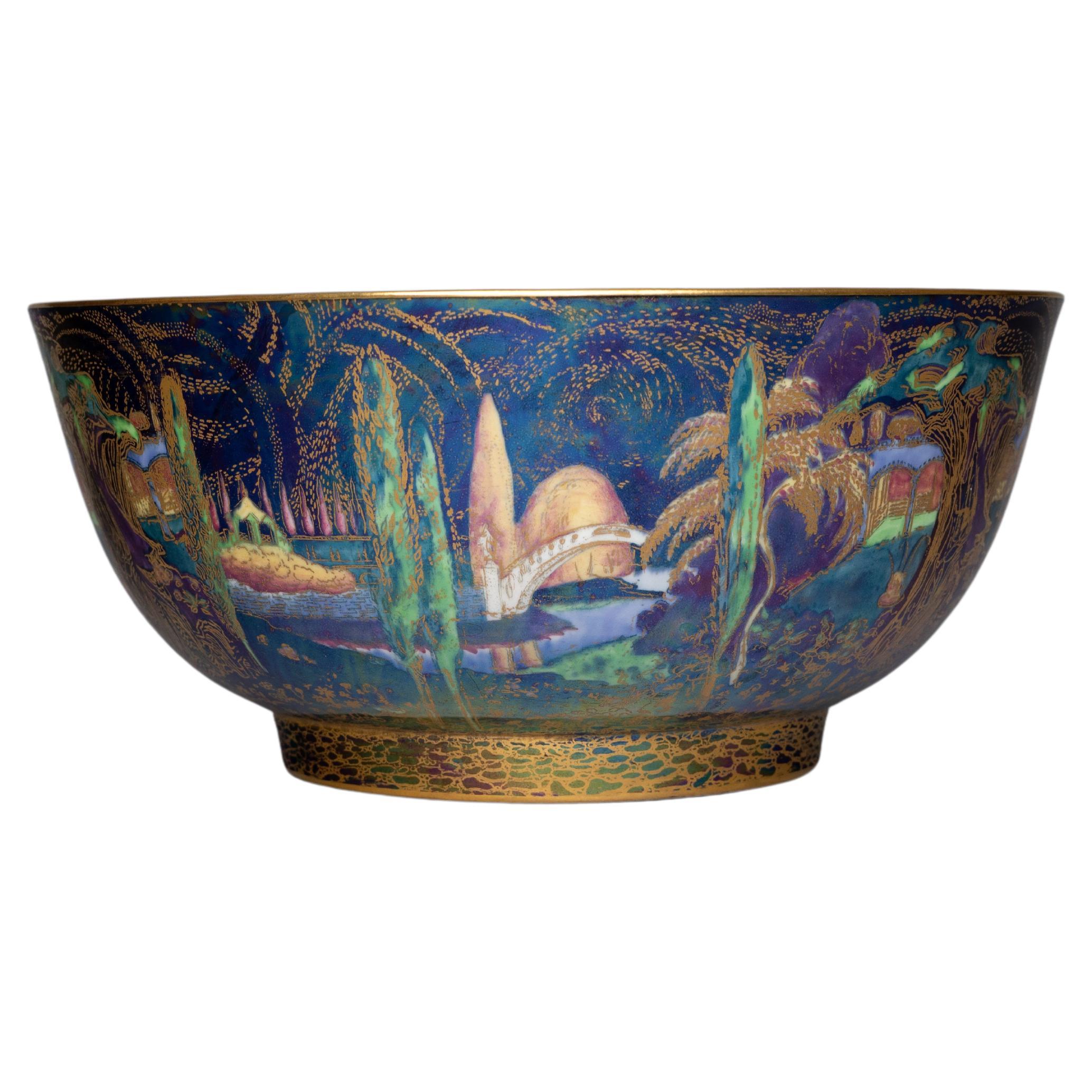 Daisy Makeig-Jones Wedgwood Fairyland Lustre Poplar Trees Bol