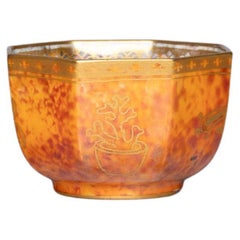 Daisy Makeig-Jones Wedgwood Orange Lustre Miniature Schale