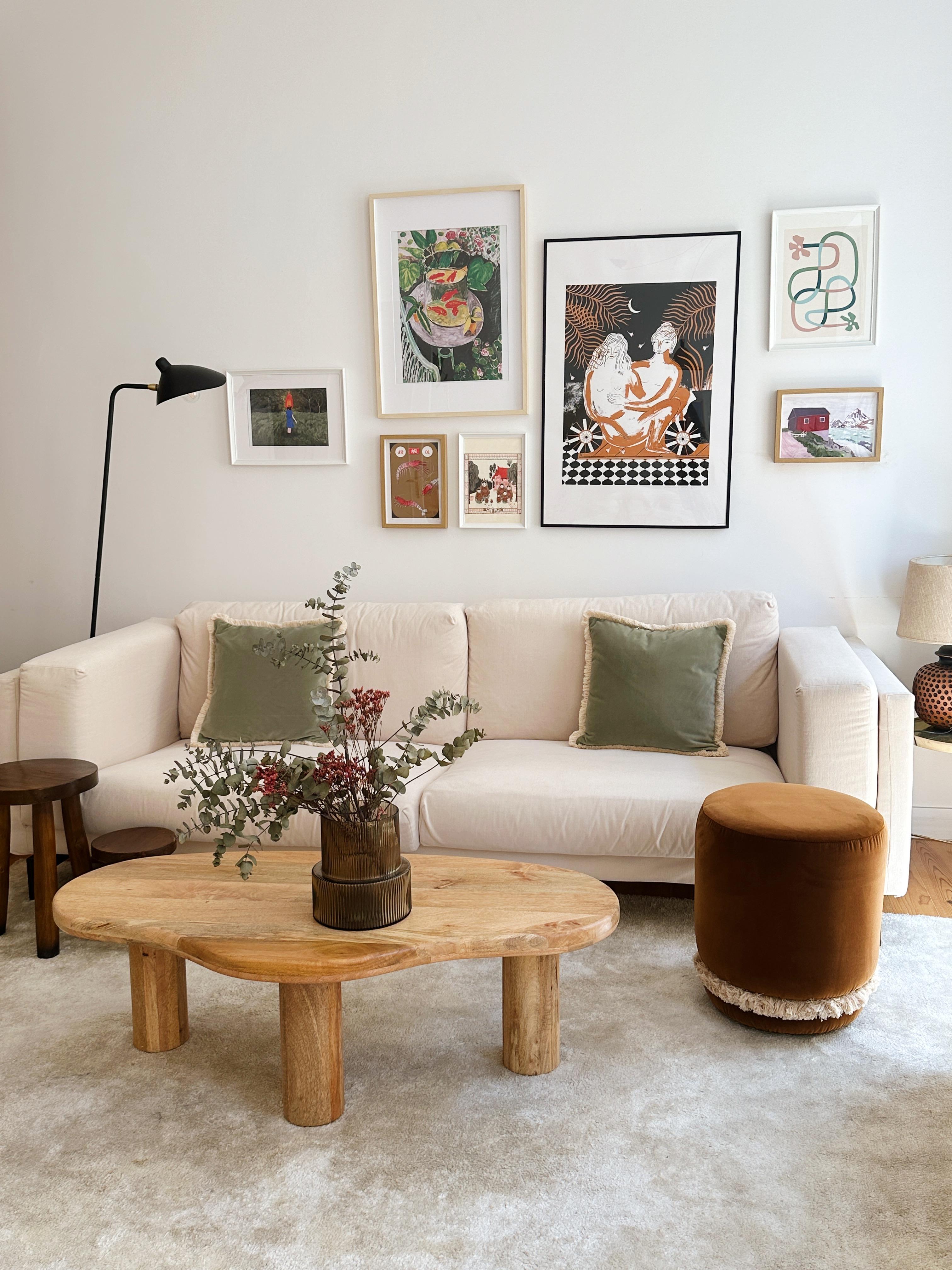 XXIe siècle et contemporain Pouf Ottoman Organic Moderne en velours de coton bordeaux foncé avec frange en vente