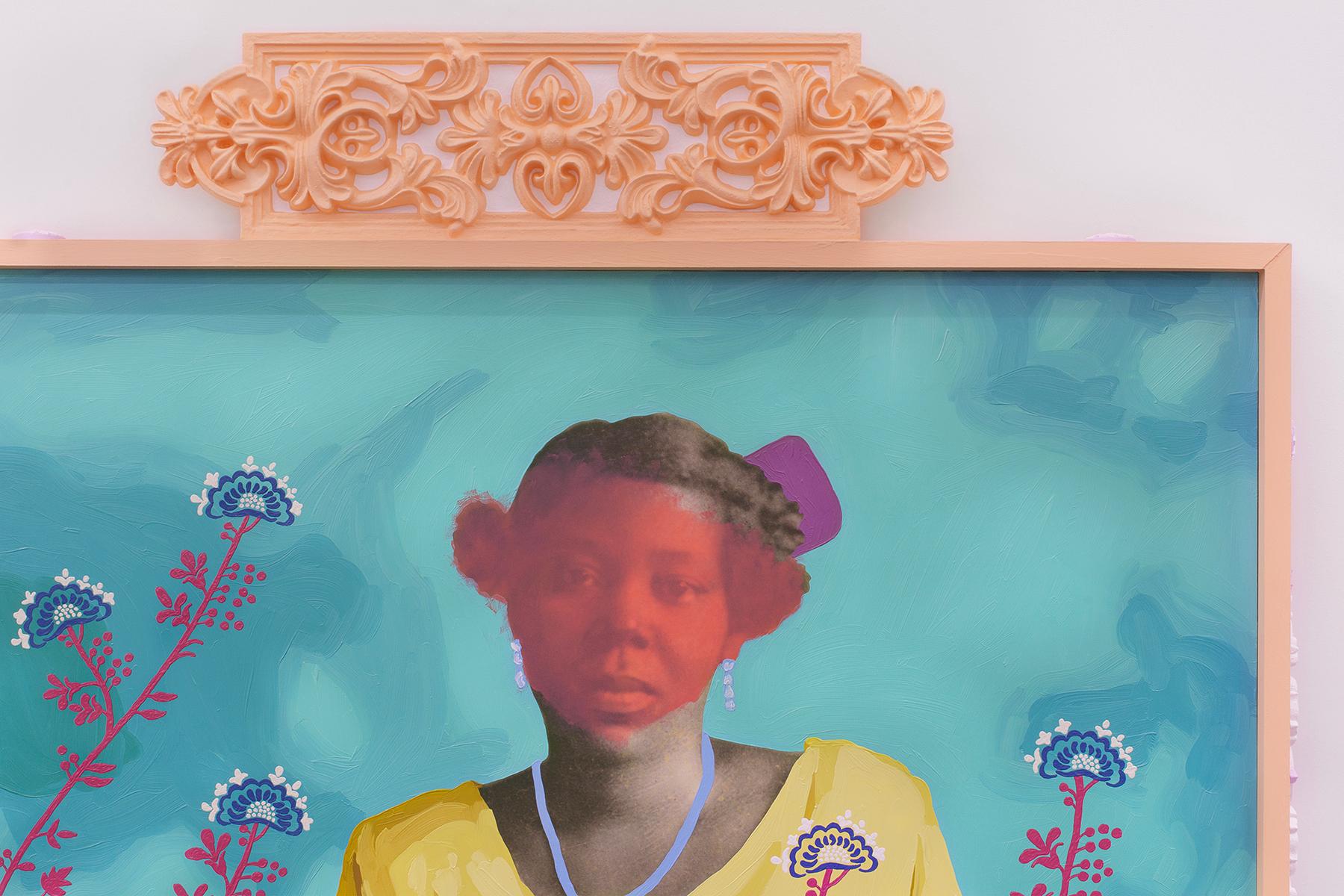 Senza titolo (Resibes, este pequeño recuerdo de tu nietesito Gabino Pedro... - Painting Contemporaneo di Daisy Patton