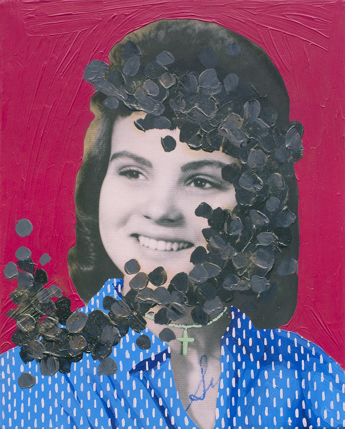 Daisy Patton Portrait Painting - Untitled (Sincerely Arleen)