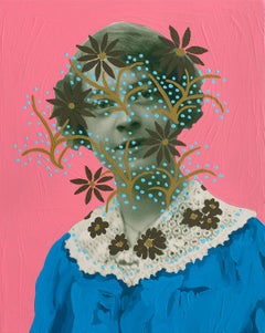 Untitled (Woman with Lace and Flowers)