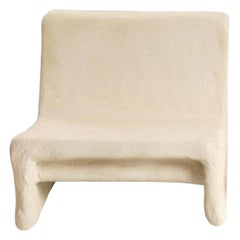 Daisy Sculptural Chair – Indoor - Outdoor White Concrete by Mary-Lynn & Carlo