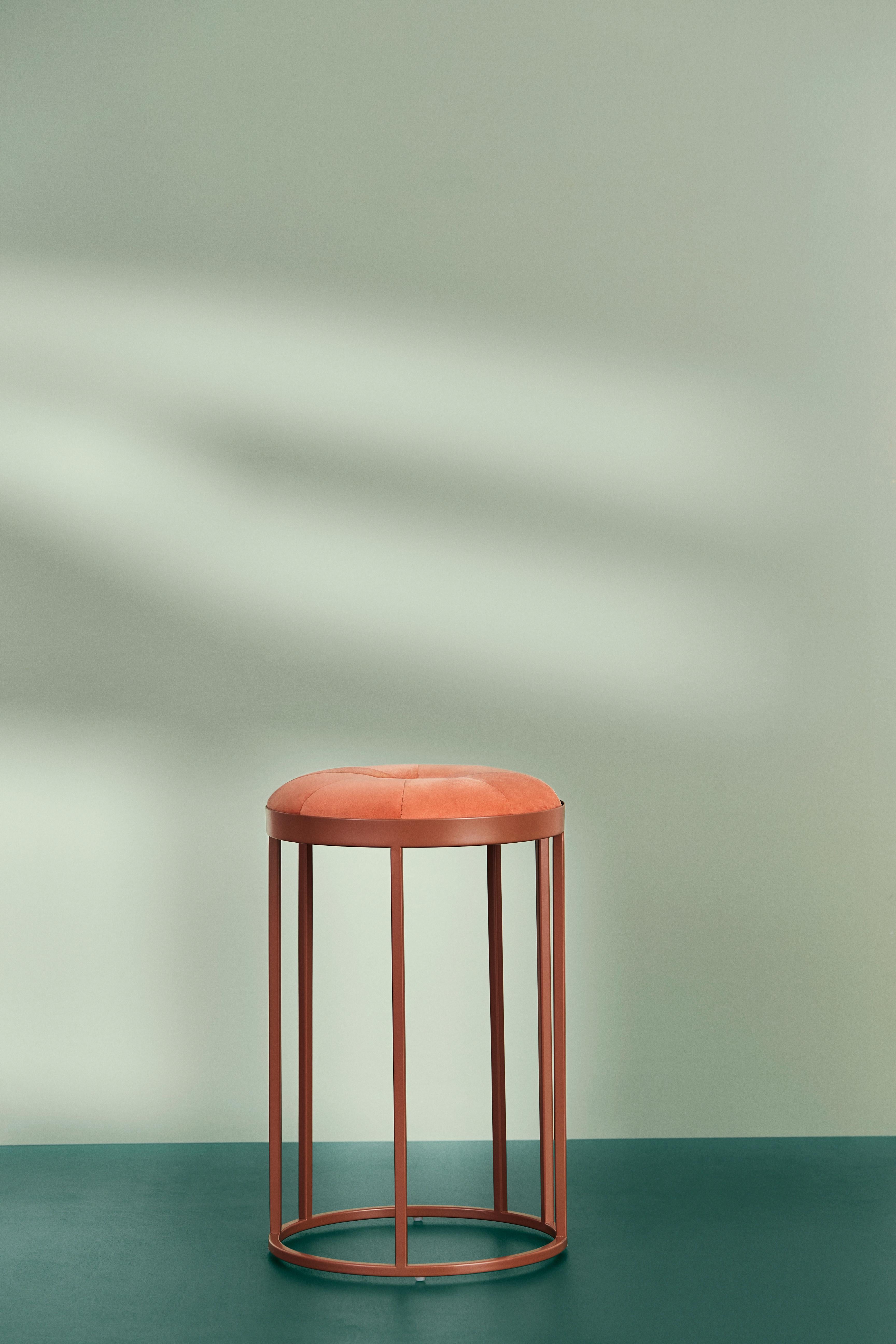 Steel Daisy Stool, by Sabine Stougaard from Warm Nordic For Sale