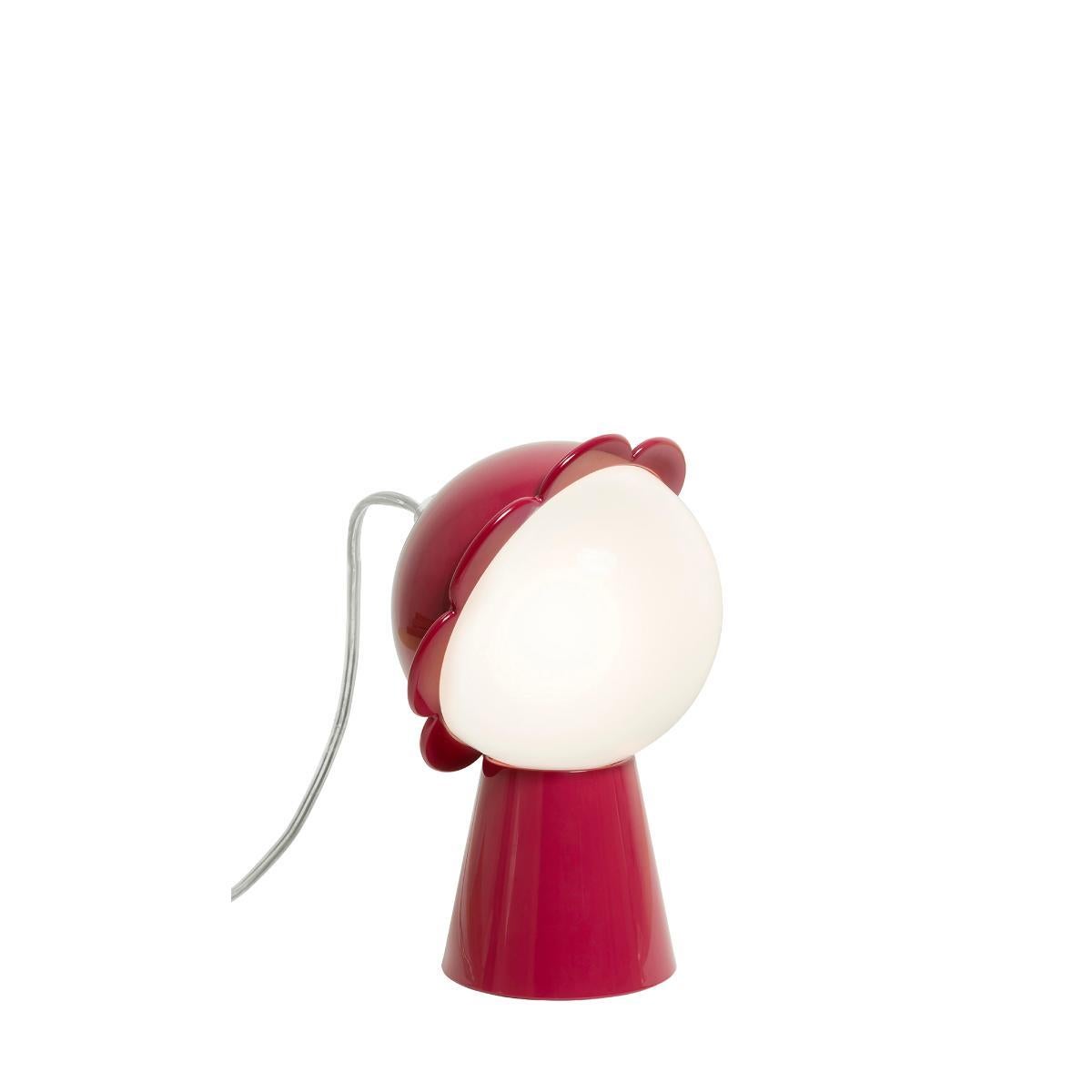 Daisy Table Lamp Red by Nika Zupanc In New Condition For Sale In Brooklyn, NY