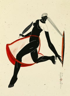 Gallinago, gallinago. Contemporary Figurative Print, Emerging Artist
