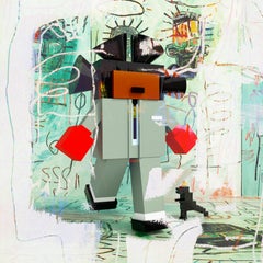 Tribute to Jean-Michel Basquiat, Pop Art, Limited Edition 1/30