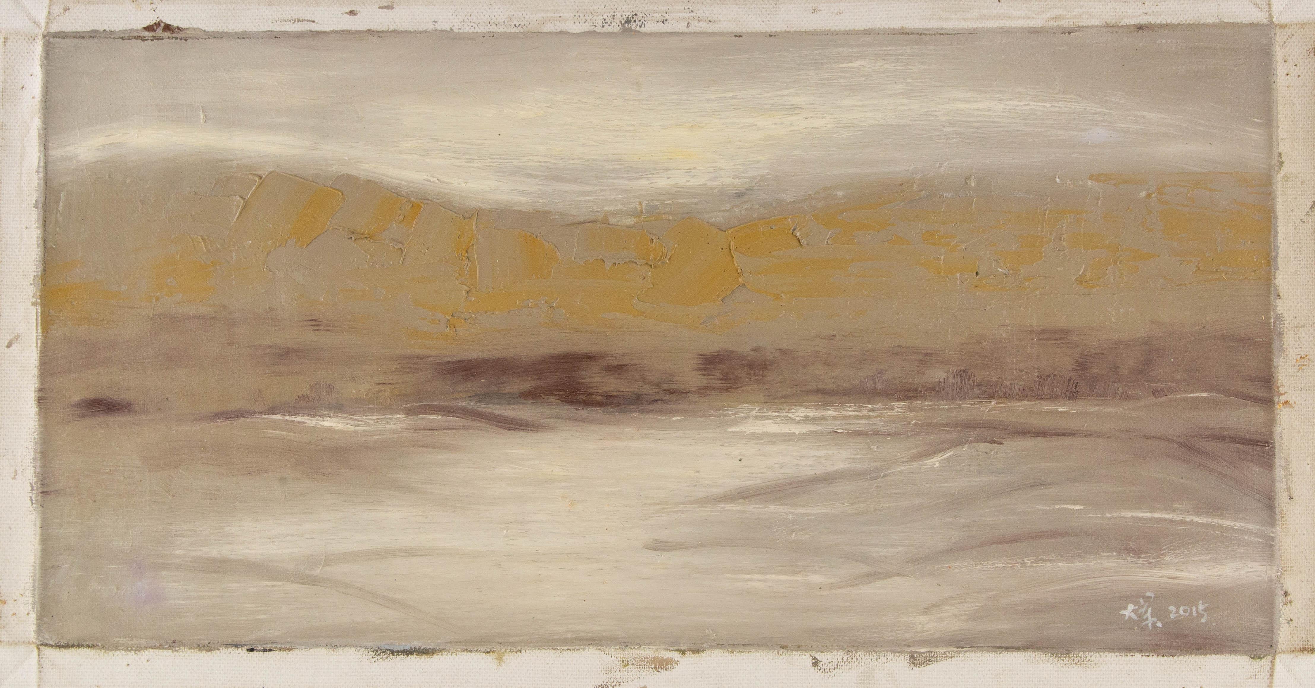 Dajun Zhang Paisaje Pintura al óleo original 