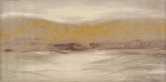 Dajun Zhang Paisaje Pintura al óleo original "Viaje al oeste del Tíbet Serie-Moonli
