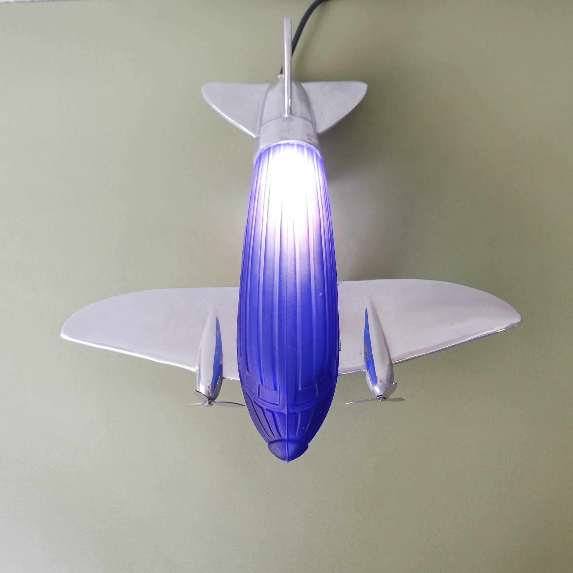 Dakota DC3 Lamp, Sarsaparilla Deco Design In Good Condition In Lisboa, PT